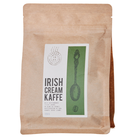 Billede af kaffeetikette - IRISH CREAM KAFFE - Peter Larsen Special