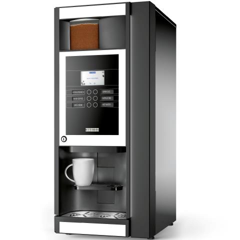 Intuitiv kaffeautomat til formalet kaffe, Wittenborg 95 roast and ground, Peter Larsen Kaffe