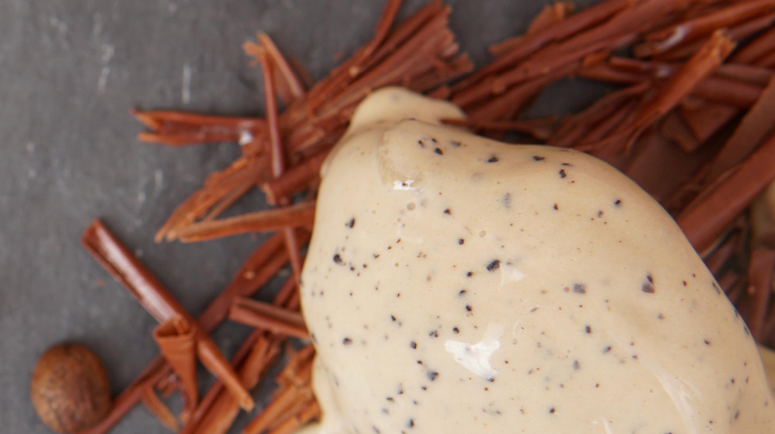 is lavet med chokoladekaffe