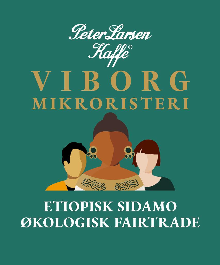 Billede af kaffeetikette - ETIOPISK SIDAMO ØKOLOGISK FAIRTRADE - Peter Larsen Special