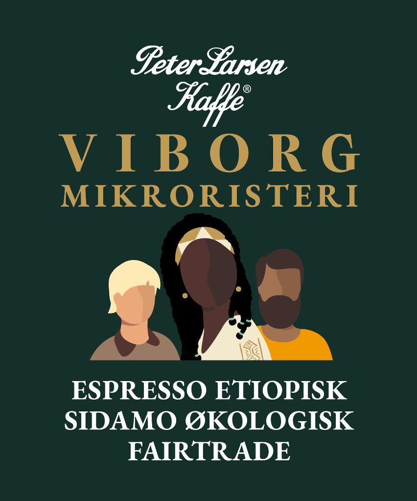 Billede af kaffeetikette - ETIOPISK SIDAMO ØKOLOGISK FAIRTRADE - Peter Larsen Special