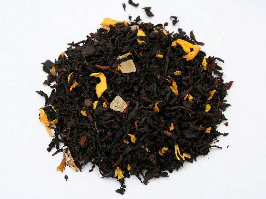 Billede af sort te -Sort te med mangosmag - Peter Larsen Special