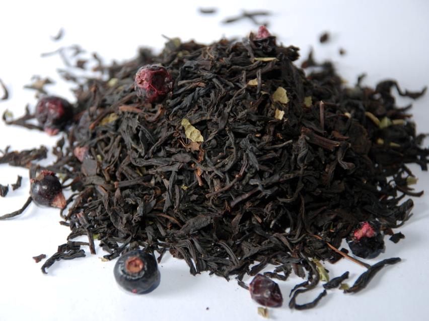 Billede af sort te - Sort te med solbær - Peter Larsen Special