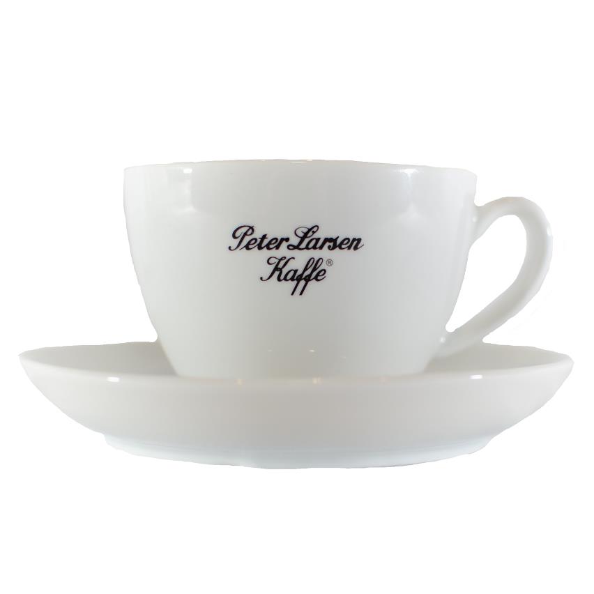 kop med peter larsen kaffe-logo