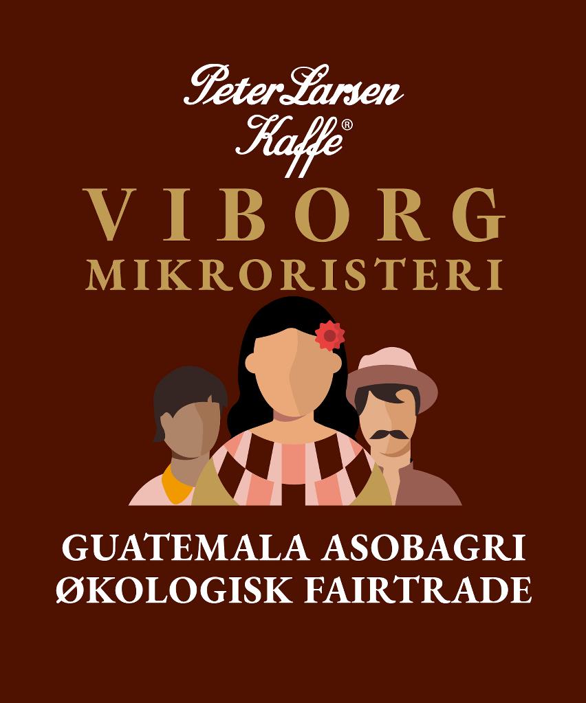 Billede af kaffeetikette - GUATEMALA ASOBAGRI ØKOLOGISK FAIRTRADE - Peter Larsen Special